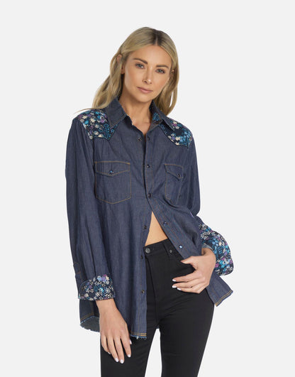 Torry Black Dog Boyfriend Shirt