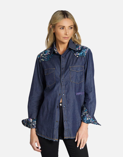 Torry Black Dog Boyfriend Shirt