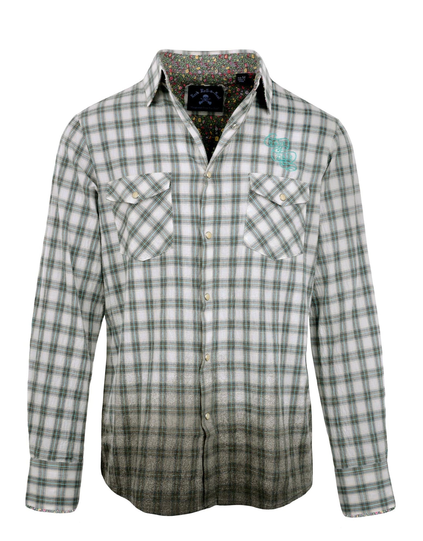 In the End Dip Dyed Teal
