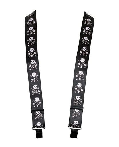 Iconic Skull X Bones Suspenders