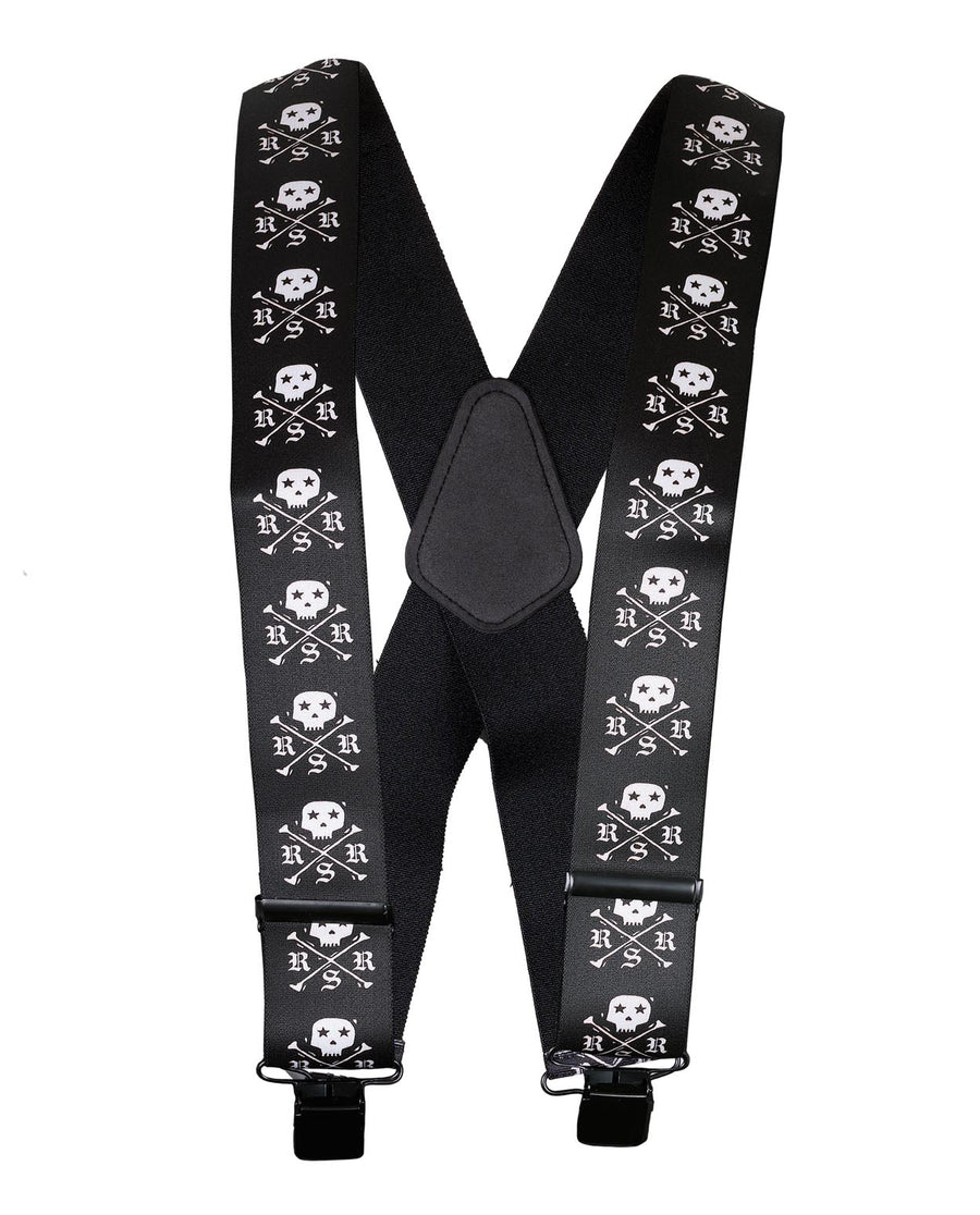 Iconic Skull X Bones Suspenders