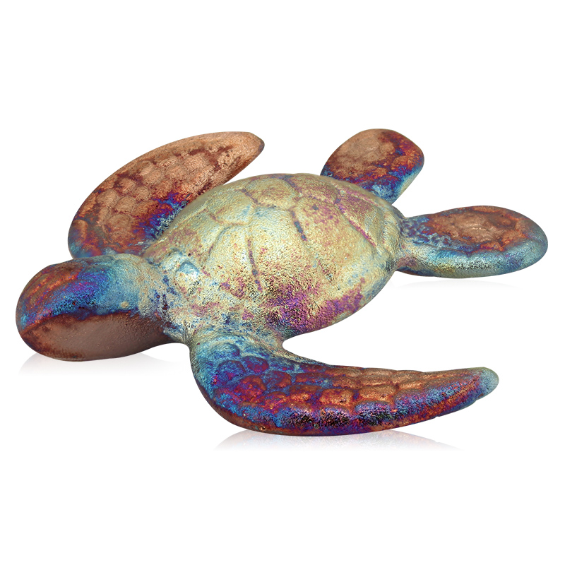 Raku Potteryworks Copper Sea Turtle - Small SALE