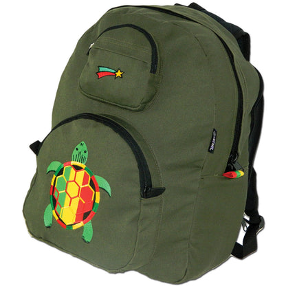 Rasta Terrapin Denim Backpack SALE