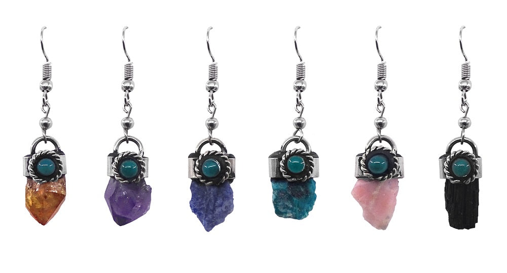 Raw Stone Earrings SALE