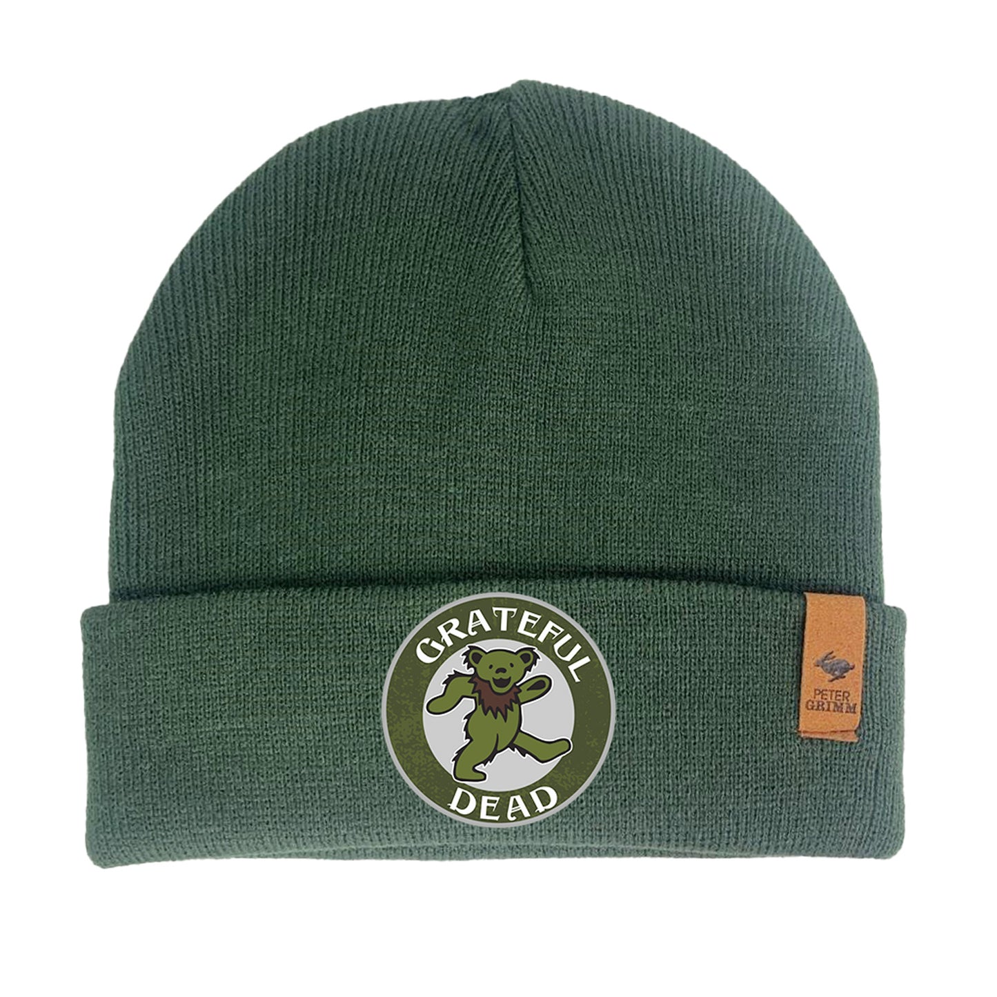 Grateful Dead River Beanie Hunter Green