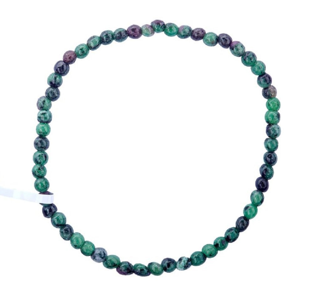 Ruby Zoisite Bracelet - 4mm