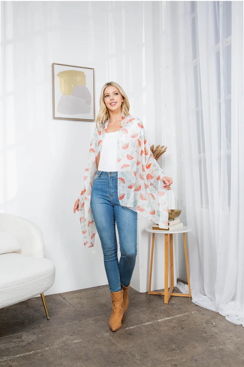 Red Mushroom Scarf SALE