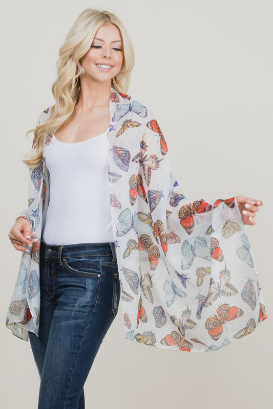Butterfly Print Scarf SALE