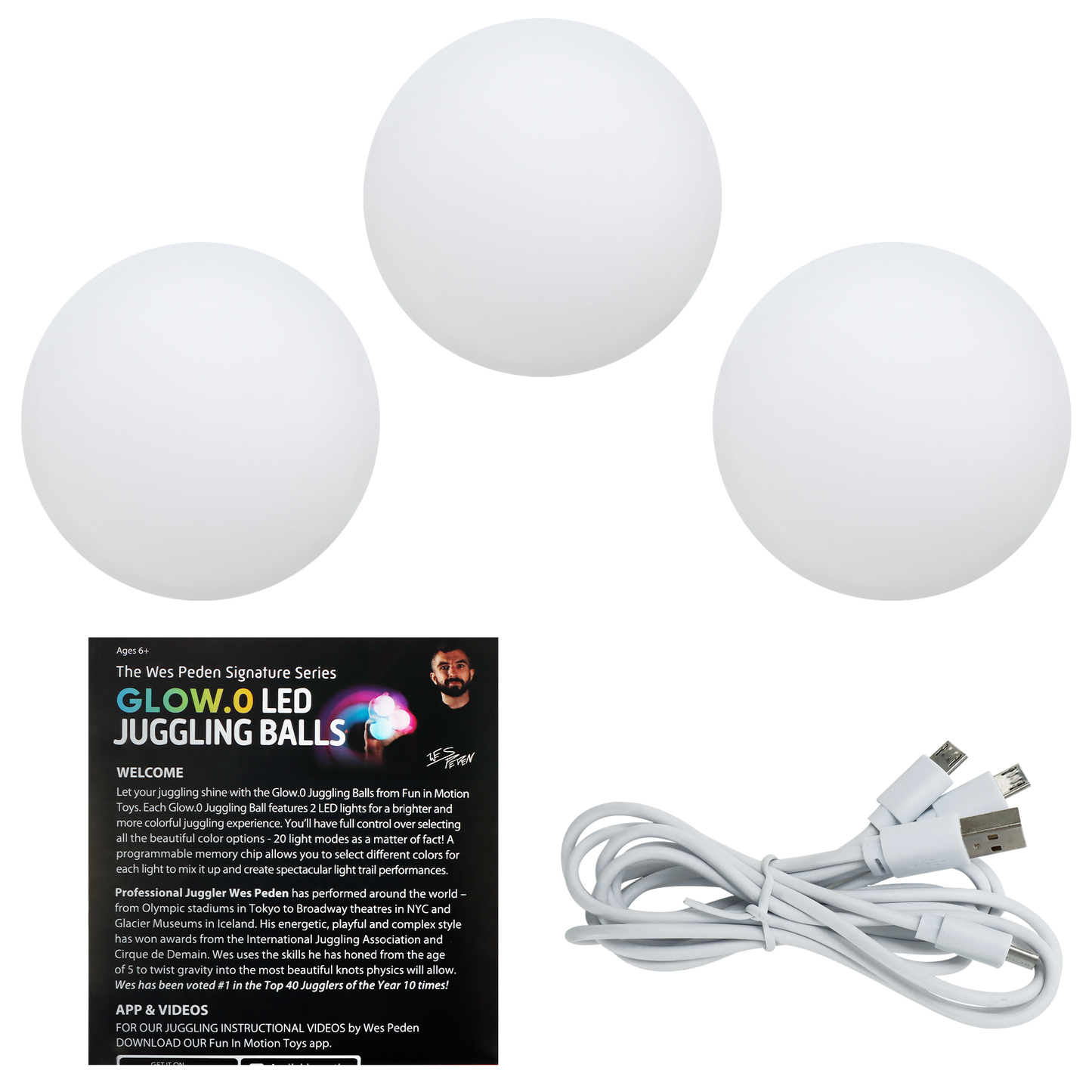 Glow.0 Juggling Balls Set