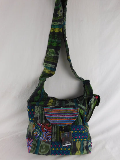 Saddle Bag in Hand Woven & Brocaded Native Cotton