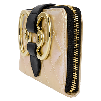 Loungefly Sanrio Hello Kitty 50th Anniversary Gold Zip Around Wallet SALE