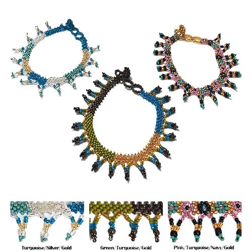 Seed Bead Volcano Style Anklet SALE