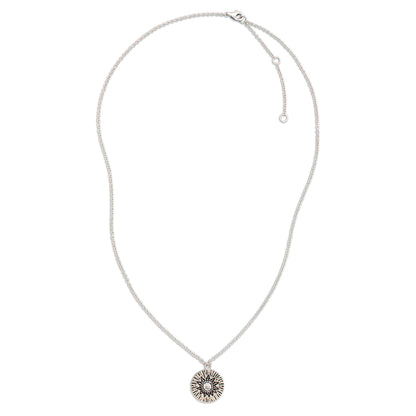 Circles Around the Sun Birthstone Necklace | Silver