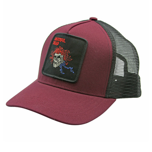 Grateful Dead Bertha Trucker Hat - Burgundy