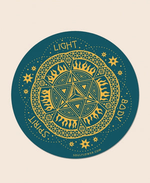 Soul Flower Merkaba Sticker SALE