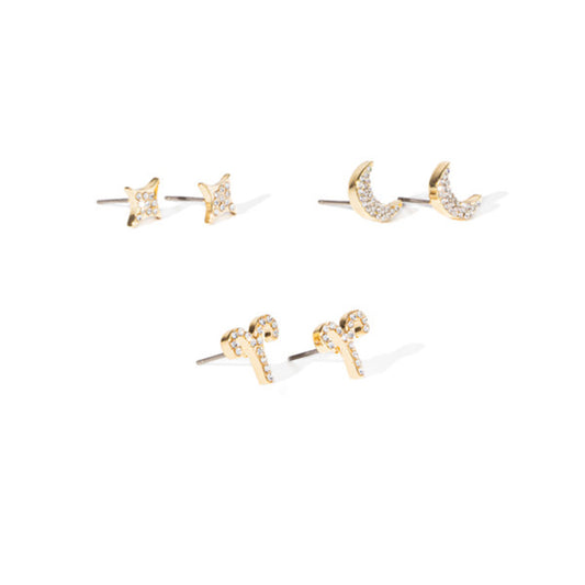 Soul Stacks Aries Star Sign Mix & Match Earring Stack