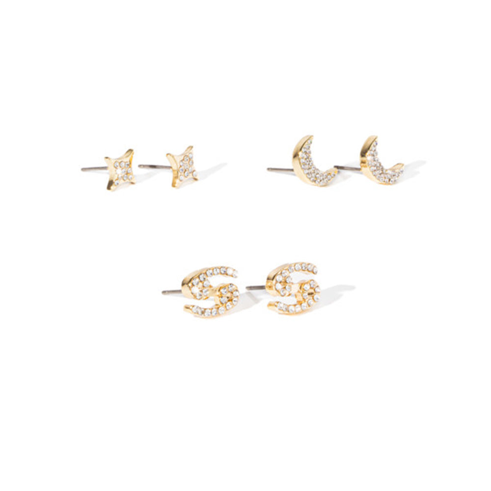 Soul Stacks Cancer Star Sign Mix & Match Earring Stack