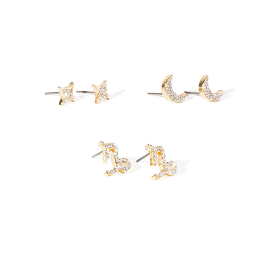 Soul Stacks Capricorn Star Sign Mix & Match Earring Stack SALE