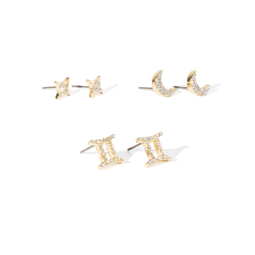 Soul Stacks Gemini Star Sign Mix & Match Earring Stack