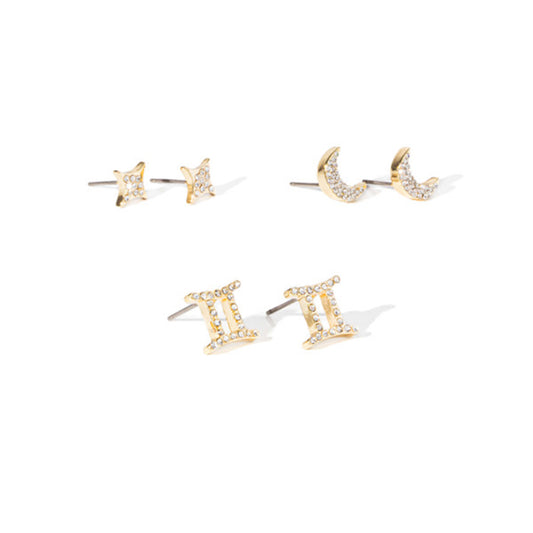 Soul Stacks Gemini Star Sign Mix & Match Earring Stack