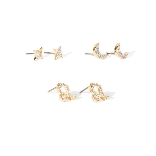 Soul Stacks Leo Star Sign Mix & Match Earring Stack