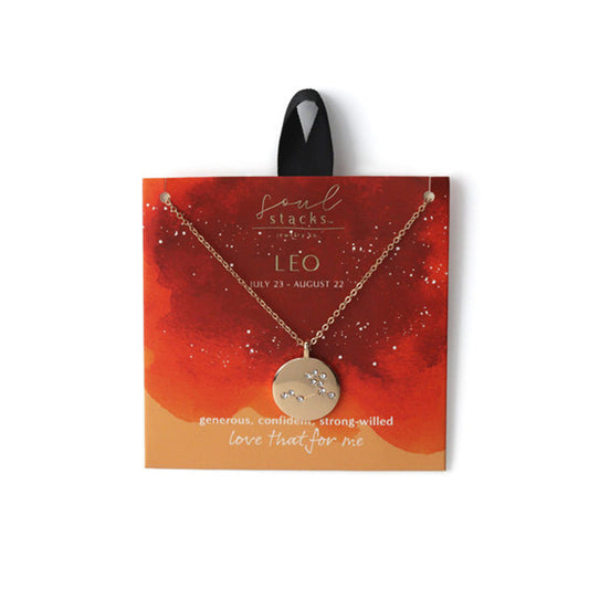 Soul Stacks Star Sign Leo Pendant