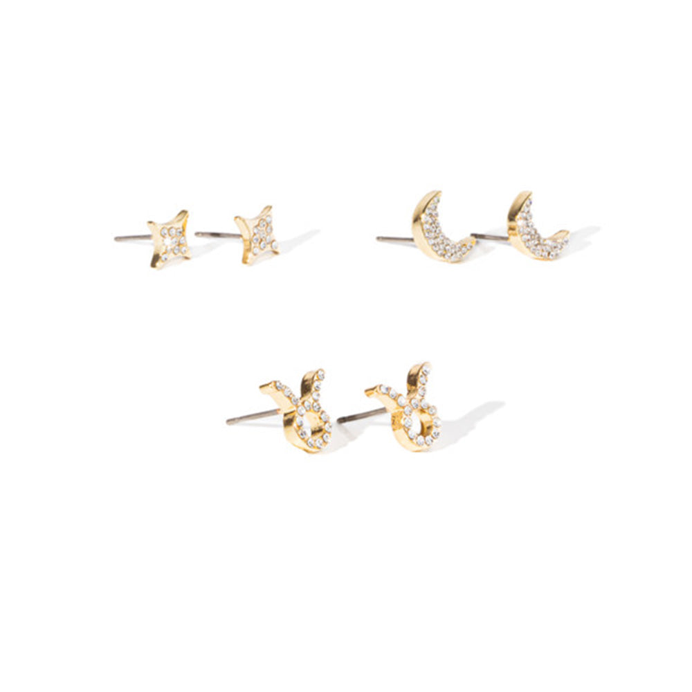 Soul Stacks Taurus Star Sign Mix & Match Earring Stack