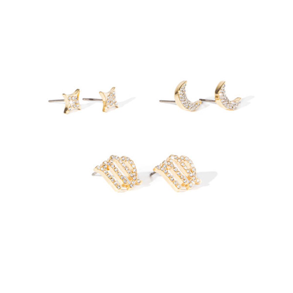 Soul Stacks Virgo Star Sign Mix & Match Earring Stack