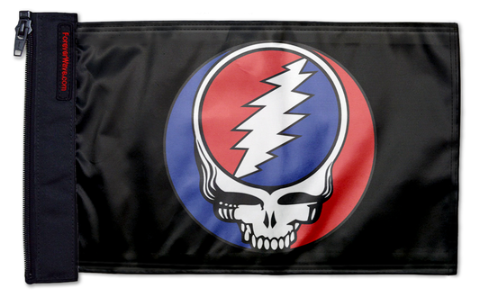 Grateful Dead 12"x18" Forever Wave Flag for Jeep Wrangler JL 2-Door 2018-Present