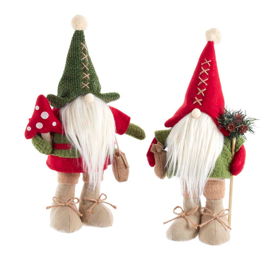 Standing Gnome with Pinecone or Mushroom SALE