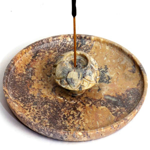 Stone Cone Plate Incense Burner SALE