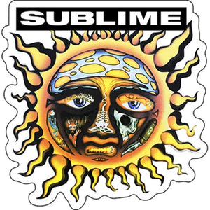 Sublime Sun Logo 4.9"x5" Sticker