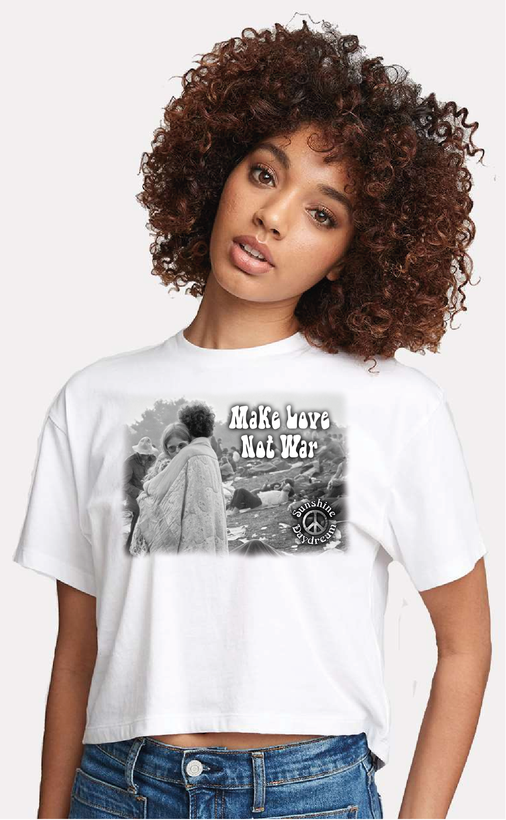 Sunshine Daydream Make Love Crop Top