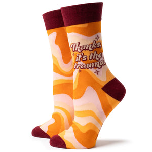 Two Left Feet Thanks it's the Trauma Socks