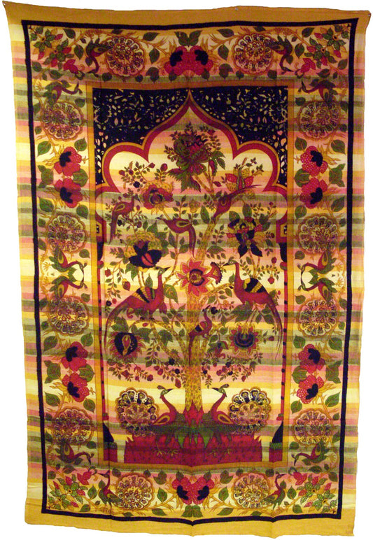 Temple Tree of Life Tapestry 55" x 85"
