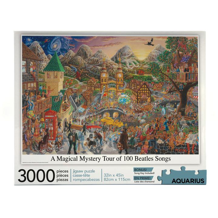 The Beatles Magical Mystery Tour 100 Songs Jigsaw Puzzle -  3000 Piece Puzzle