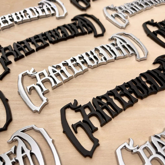 The Grateful Dead Badge - Chrome