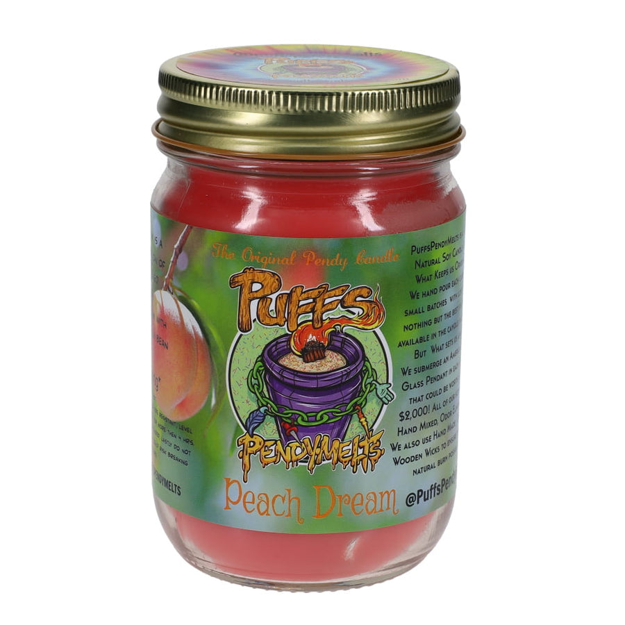The ORIGINAL Puffs Pendy Melts Candle  - Peach Dream SALE