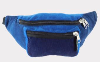 Three Pocket Fanny Pack in Corduroy - Extra Large