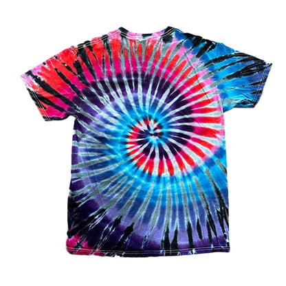 Too Heady Crew Berry Spiral Tie Dye T-Shirt
