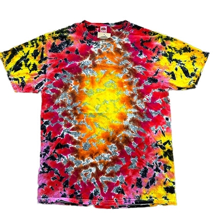 Too Heady Crew Molten Scrunch Tie Dye T-Shirt
