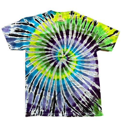 Too Heady Crew Noxious Spiral Tie Dye T-Shirt