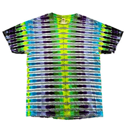 Too Heady Crew Noxious Stripe Tie Dye T-Shirt