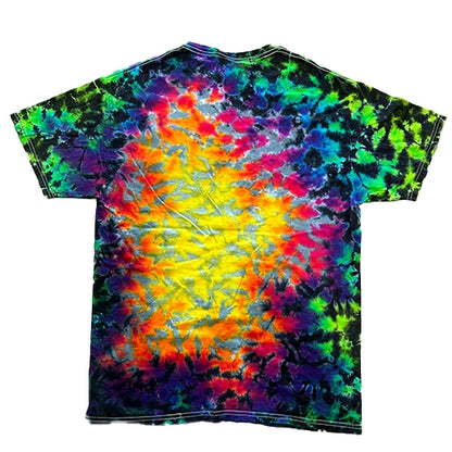 Too Heady Crew Rainbow Scrunch Tie Dye T-Shirt