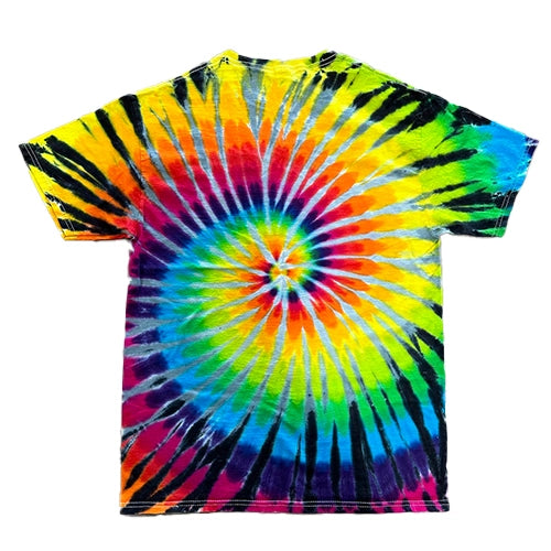Too Heady Crew Rainbow Spiral Tie Dye T-Shirt