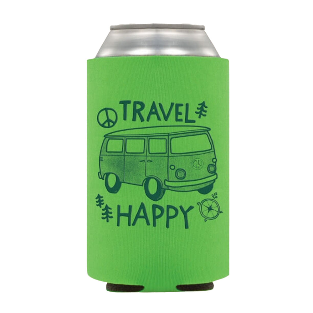 Travel Happy Koozie