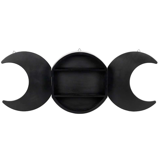 Triple Moon Shelf - Black
