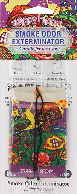 Trippy Hippie Smoke Odor Car Hanger