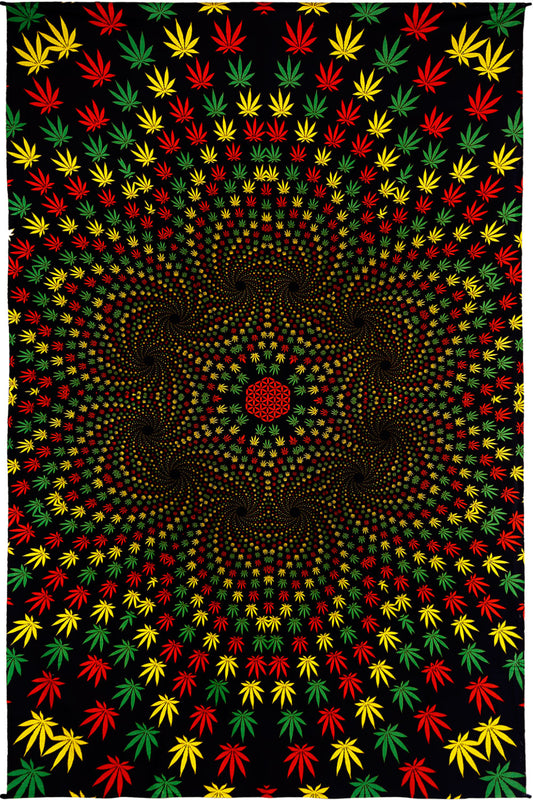 Weed Vortex Rasta Mini Tapestry SALE