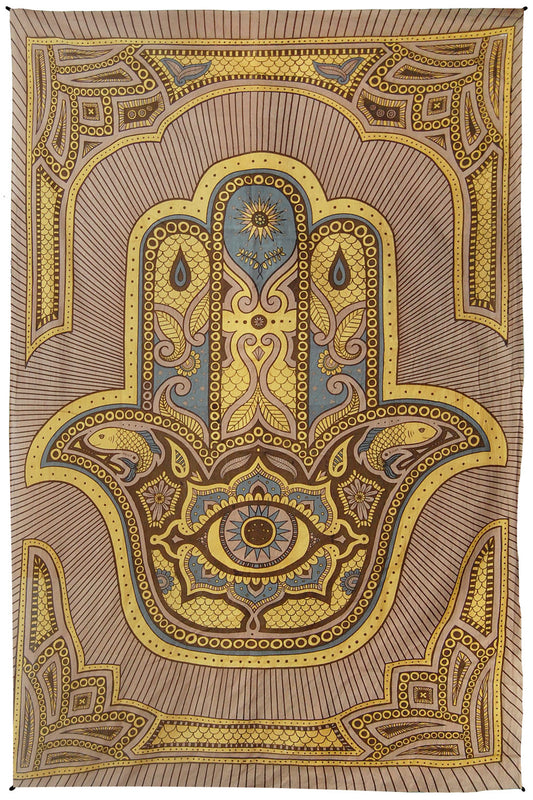 Zest For Life Hamsa Hand Tapestry SALE